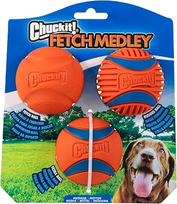 שלישיית כדורים קופצניים Chuckit! לכלבים