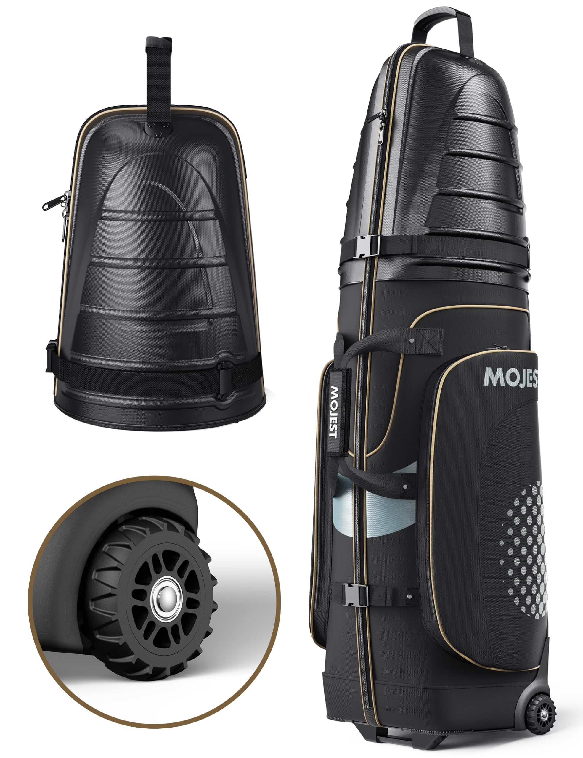 Golf Travel Bags for Airlines with Hard Case Top
