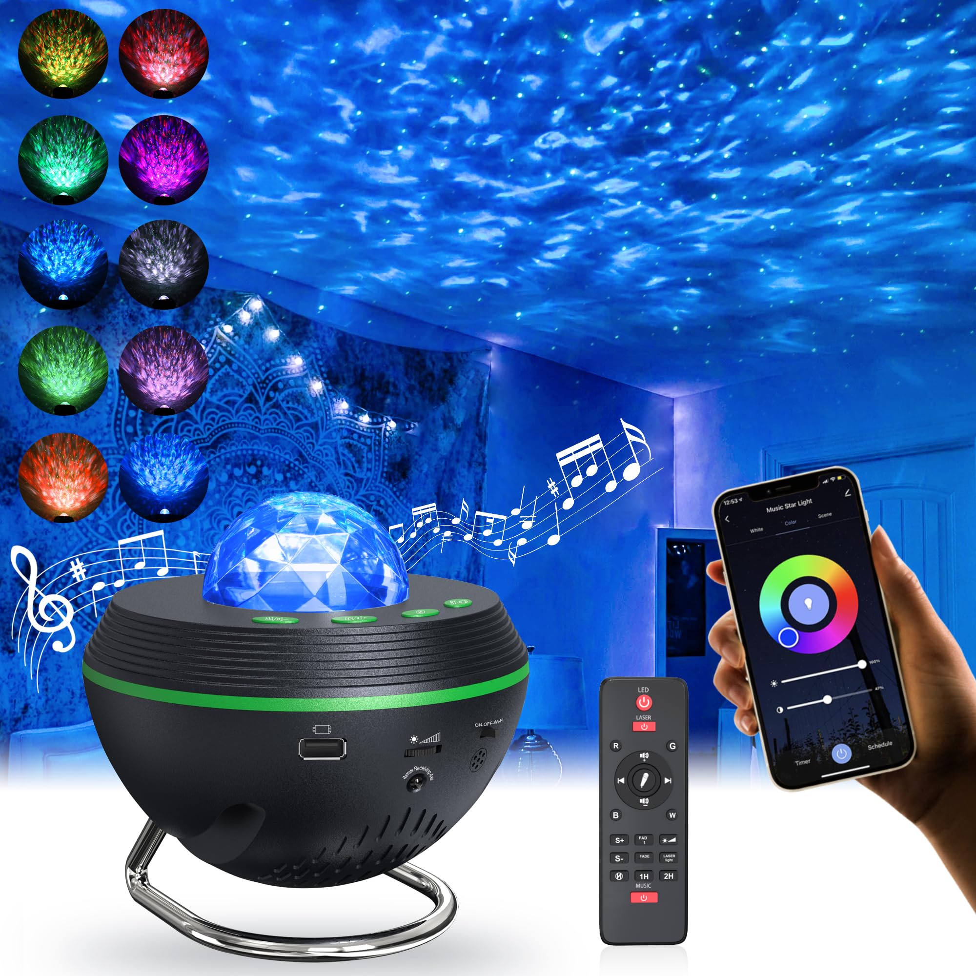 Star Projector Galaxy Light