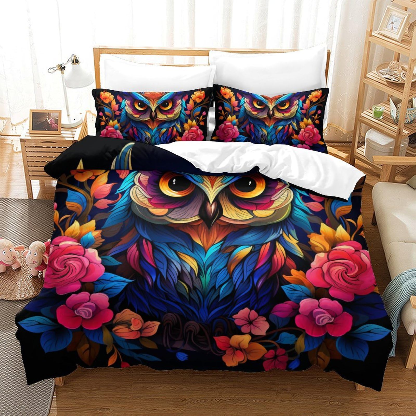Housses de couettes pour adultes et enfants style nature coloré