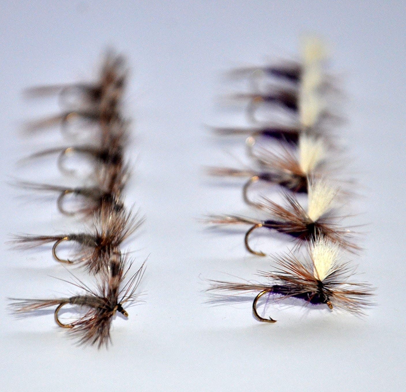 12 Pieces Top Rating Dry/Nymph/Streamer Fly Fishing Flies Trout Fly Assortment