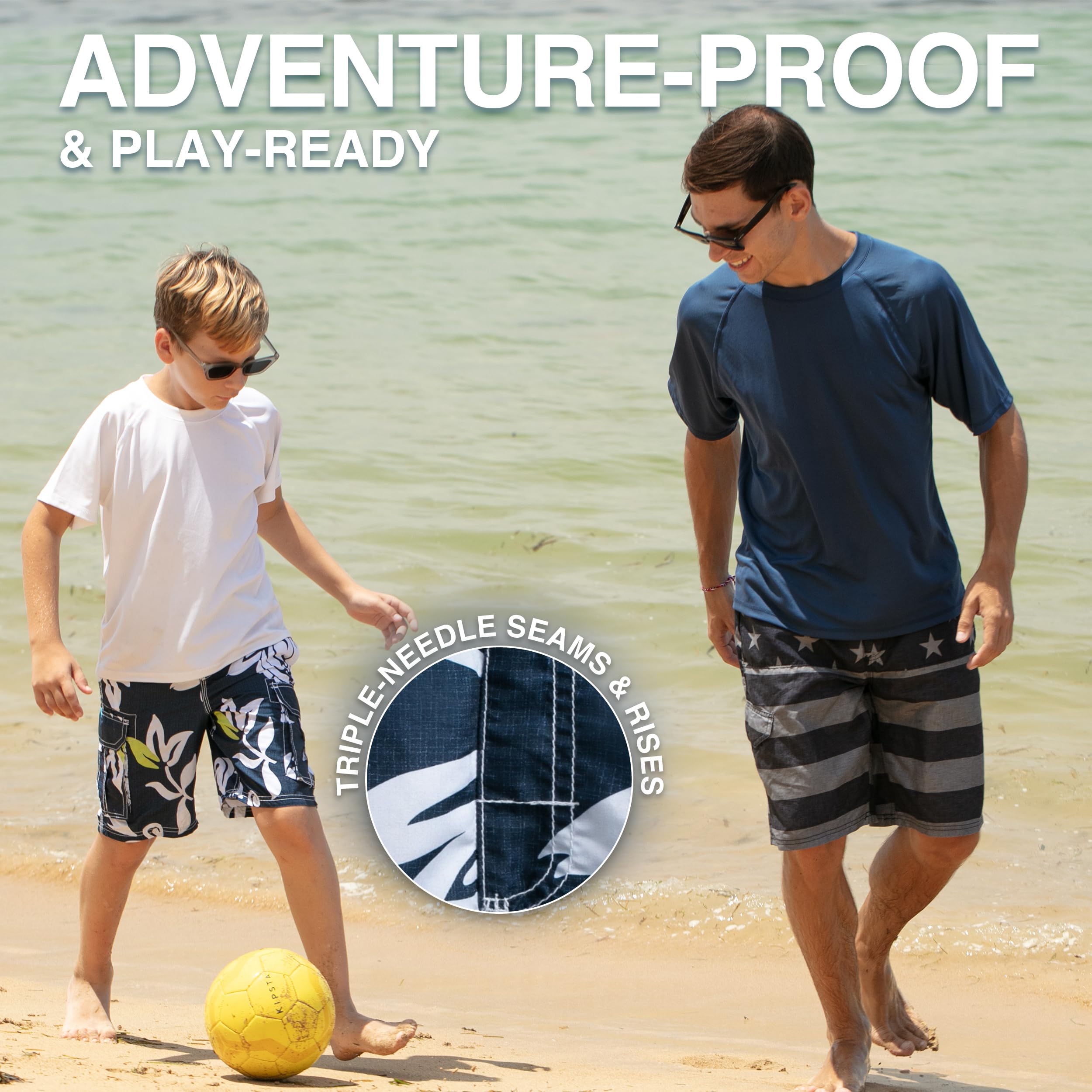 Kanu Surf Boys' Oahu Swim Trunk