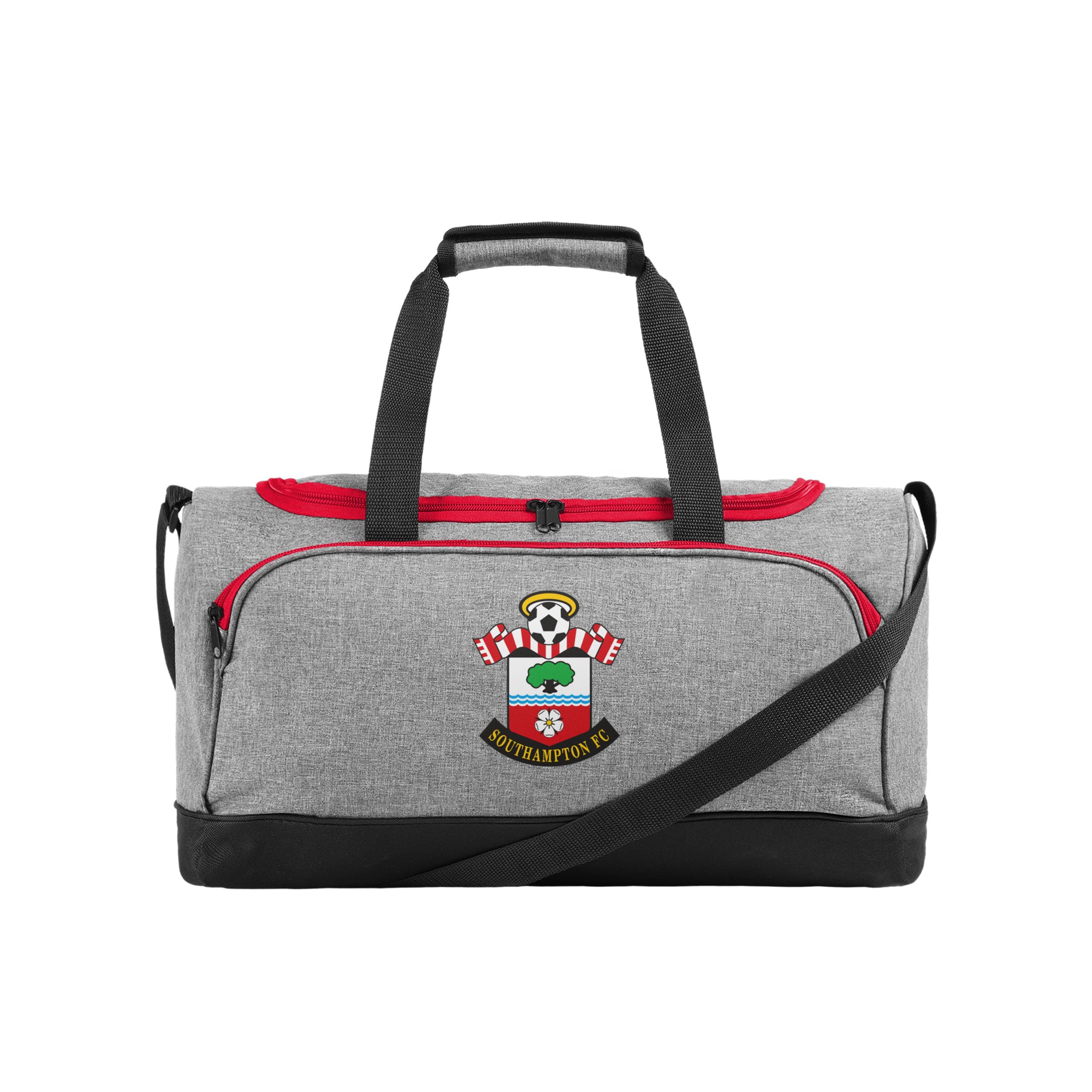 FOCO Officially Licensed Southampton FC Grey Football Holdall Duffle Bag