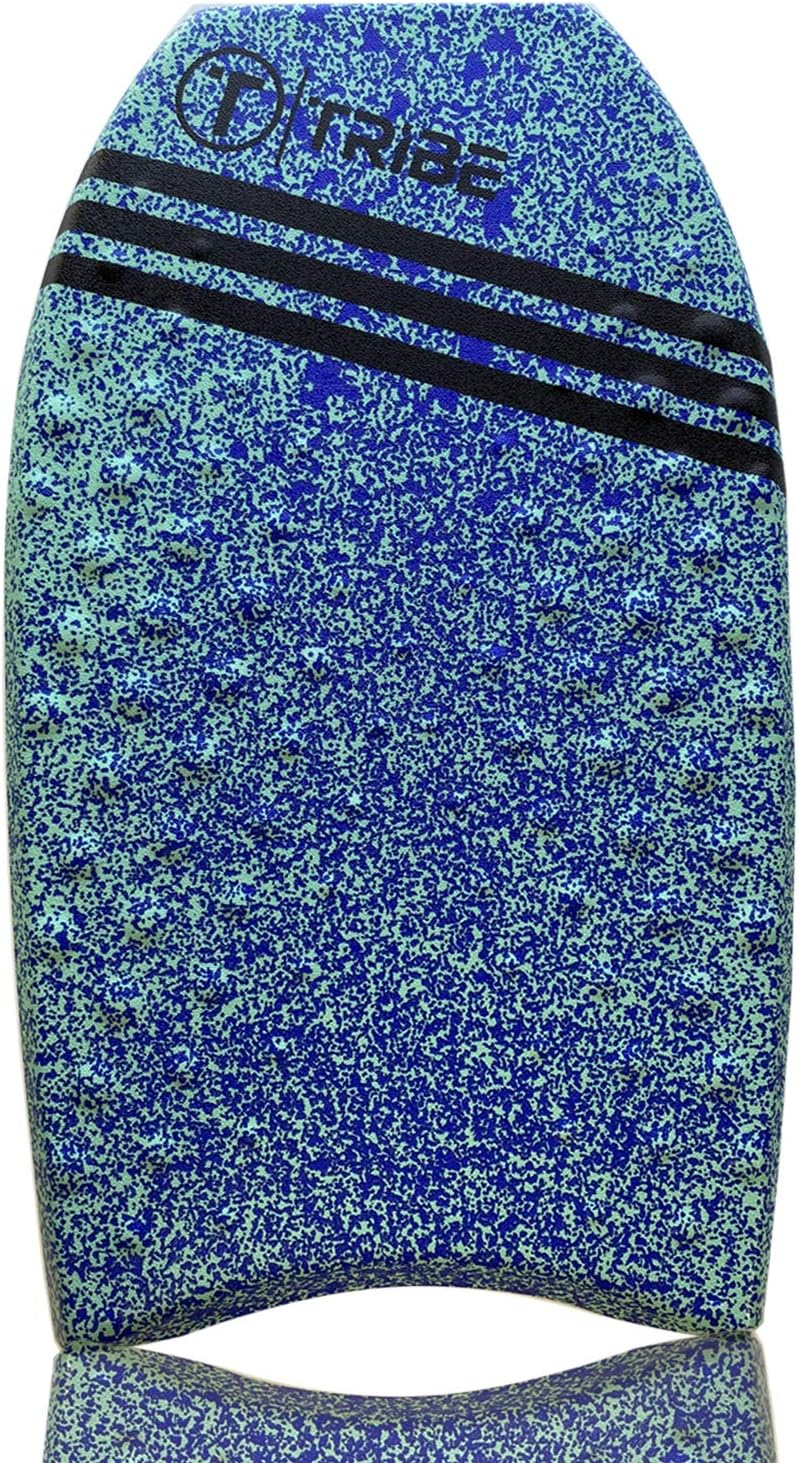 Tribe All-in-one Bodyboard, kickboard, handboard(2 Pack) - 22 Inch Blue Bodyboard with EPS core and HDPE Slick for Kids and Adults