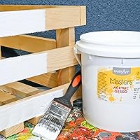 Vista 6 de Handy Art Little Masters Economy - Galón acrílico, color blanco gesso de 128 onzas líquidas (paquete de 1)