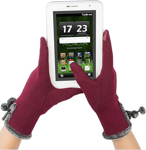 Miniatura 2 de Dimore Winter Gloves for Women with Touch Screen Fingers Warm Thick Texting