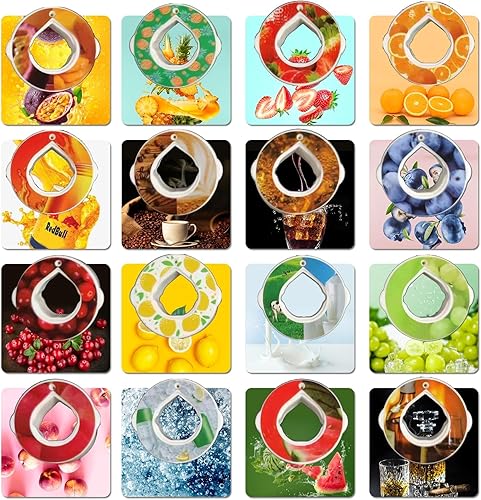 Paquete de 16 cápsulas de sabor a botella de agua, cápsulas de sabor con fragancia para accesorios de sabor de agua, cápsulas herméticas seguras con disponible en Yaxa Peru