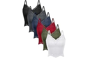 Womens Patchwork Corset Crop Top Y2K 6 Pack