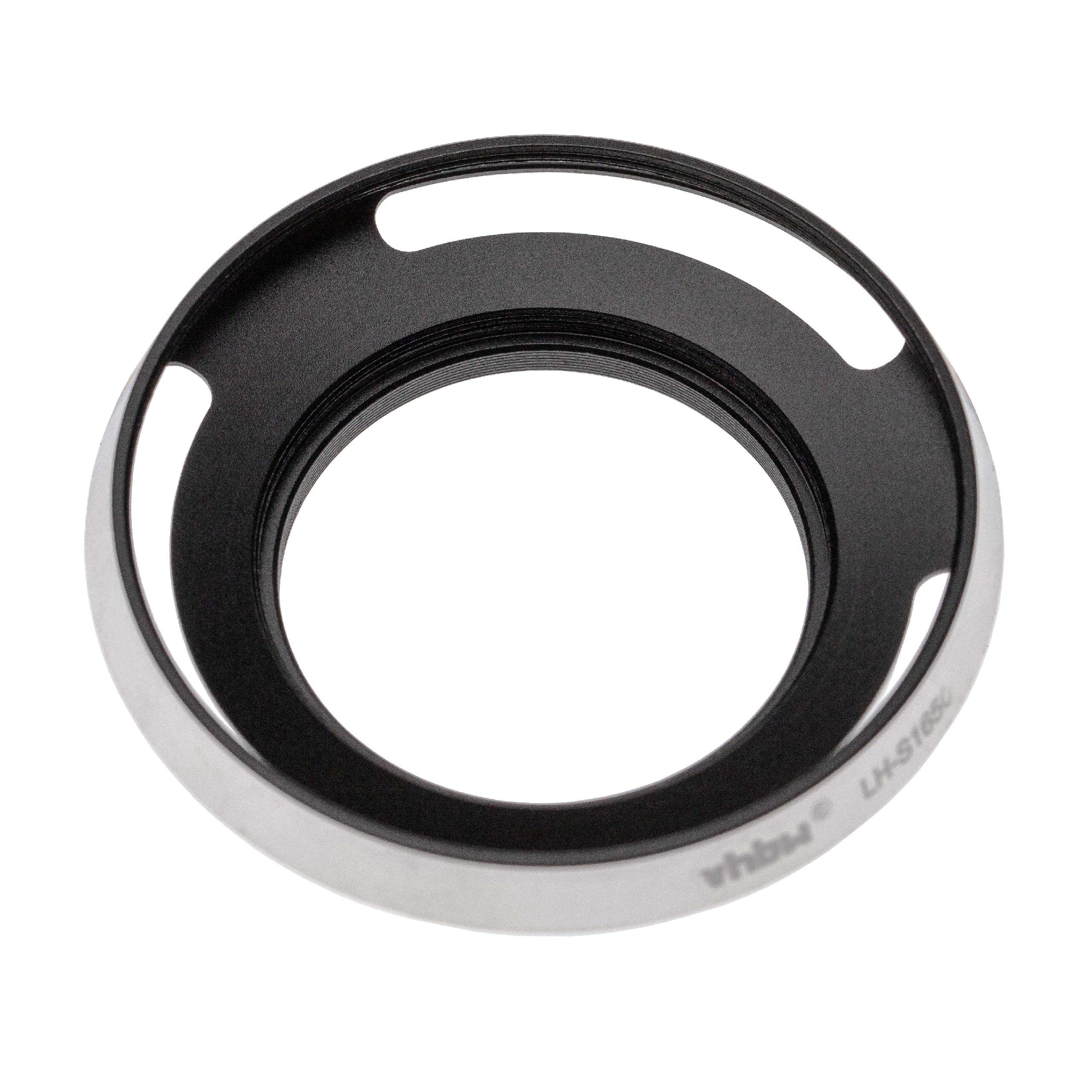 Paraluce Vhbw Per Sony E PZ 16-50mm F3.5-5.6 OSS SELP1650 – Attacco A Baionetta 40,5 Mm, Alluminio Nero/argento, 6,4 Cm, Sostituisce LH-S1650 - 3