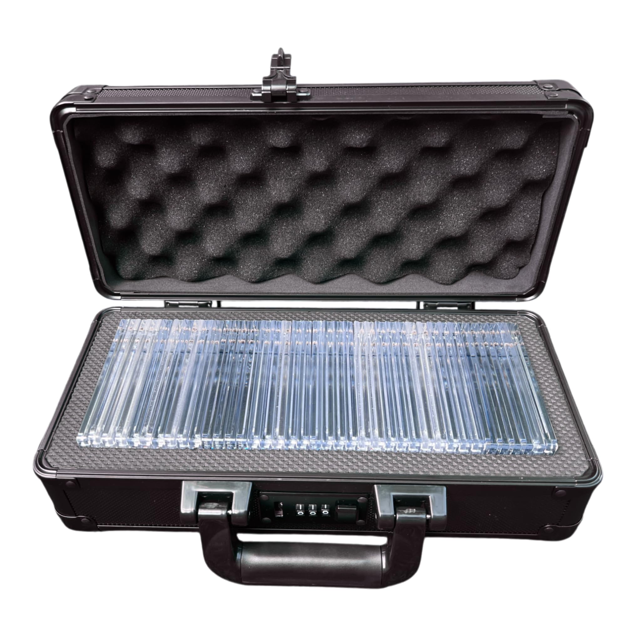 PUKARA Collector-Grade Card Storage Case, Reinforced Corners, Non-Slip Feet, EVA Foam, 40 Slabs TCG Hard MTG, PTCG, YOG