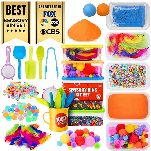 Toddler Sensory Kit with 5 Bins