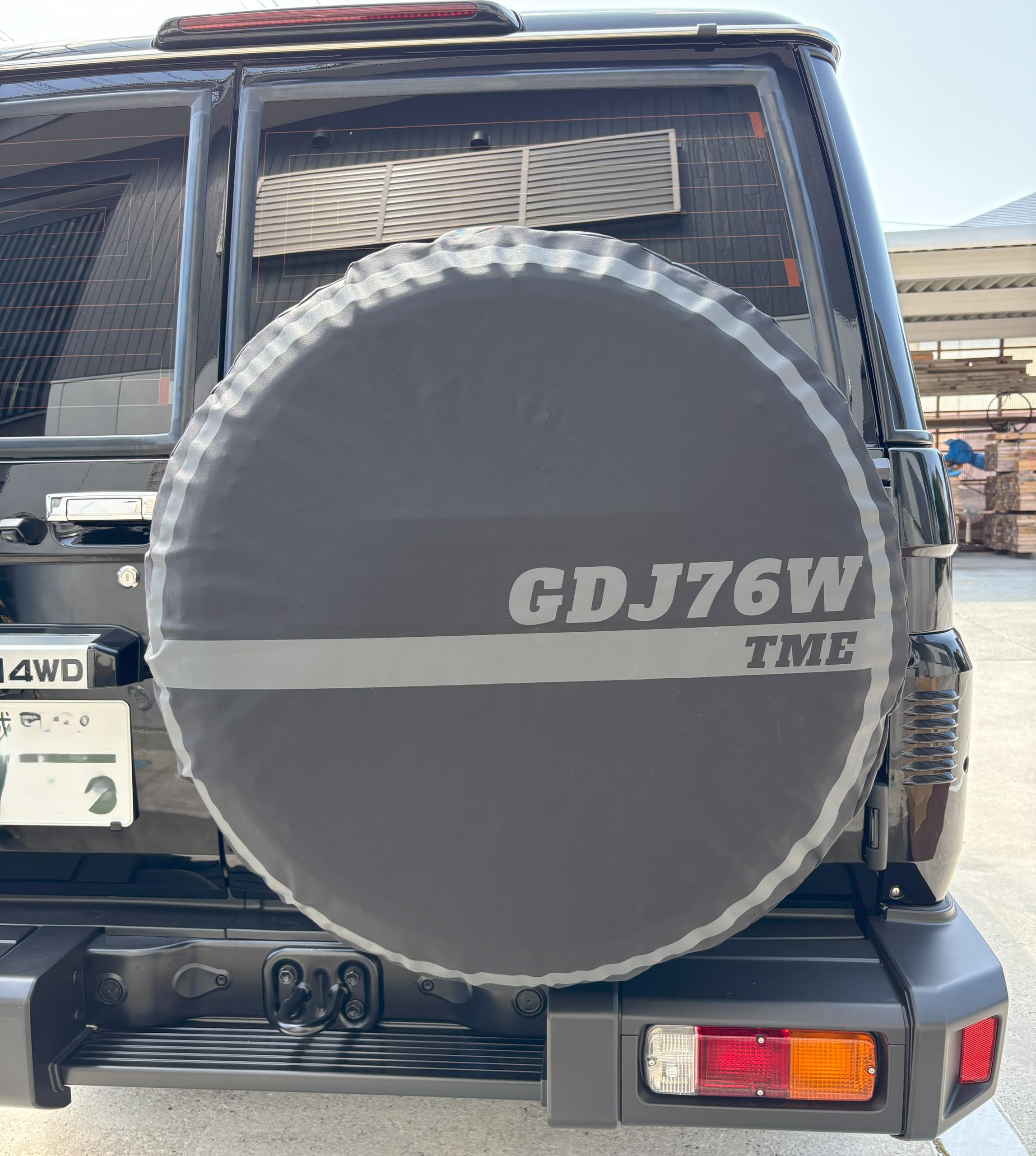 【新車外し】再再販 ランクル70 背面 スペアタイヤカバー 専用 【新車外し】再再販 ランクル70 背面 スペアタイヤカバー