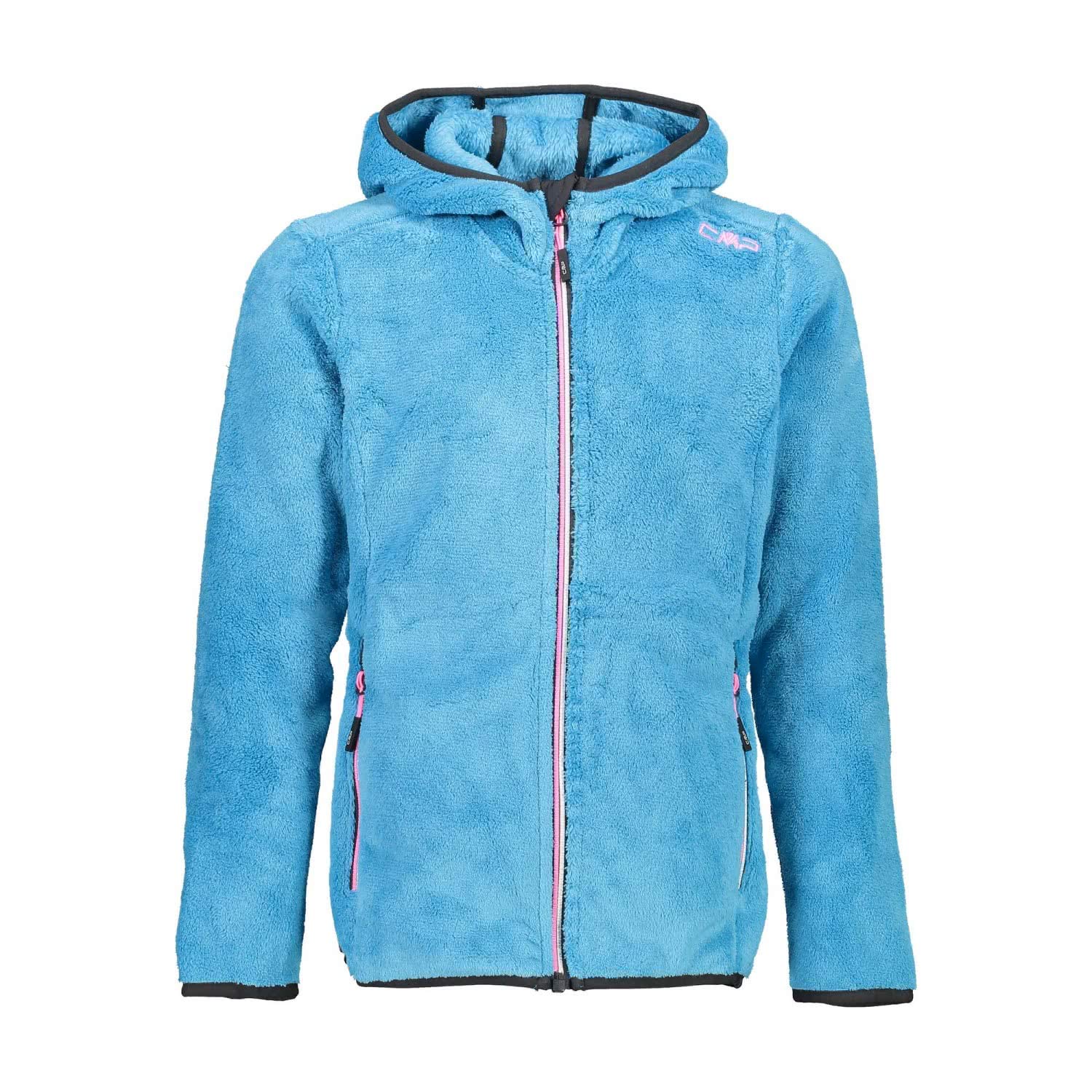CMP Chaqueta Polar Infantil Highloft Con Capucha Fija Chaqueta Niñas