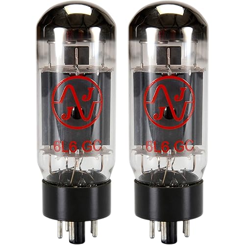 New Plate Current Matched Pair (2) JJ/Tesla Electronics 6L6GC Vacuum Tubes