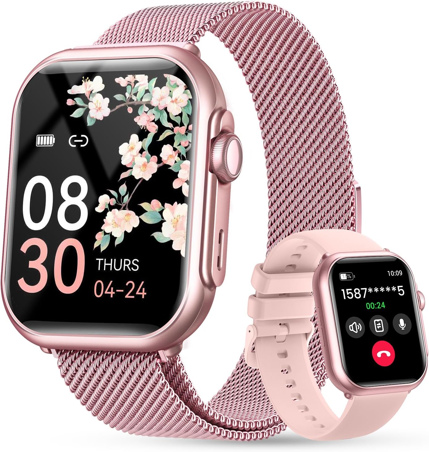 Smart Watch for Women Men Fitness: 1.85″ Smart...