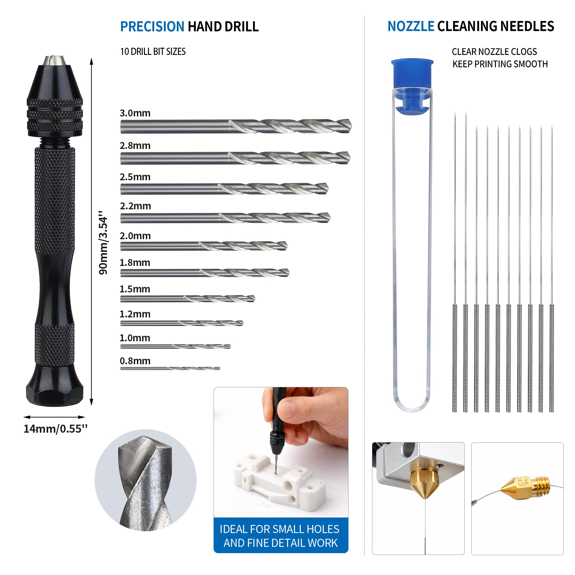 3D Printer Tool Kit - 61 Piece Set -6