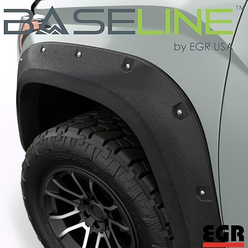 Miniatura 5 de EGR BLF1011 - Guardabarros serie Baseline con aspecto atornillado simulado, compatible con Toyota Tundra 2022-2024