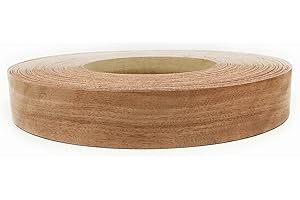 Edge Supply Brand 2" x 25' Mahogany Roll Preglued Wood Veneer Edge Banding