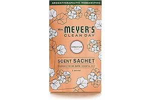 MRS. MEYER'S CLEAN DAY Drawer Sachet: A Refreshing Fragrance for Your Spaces