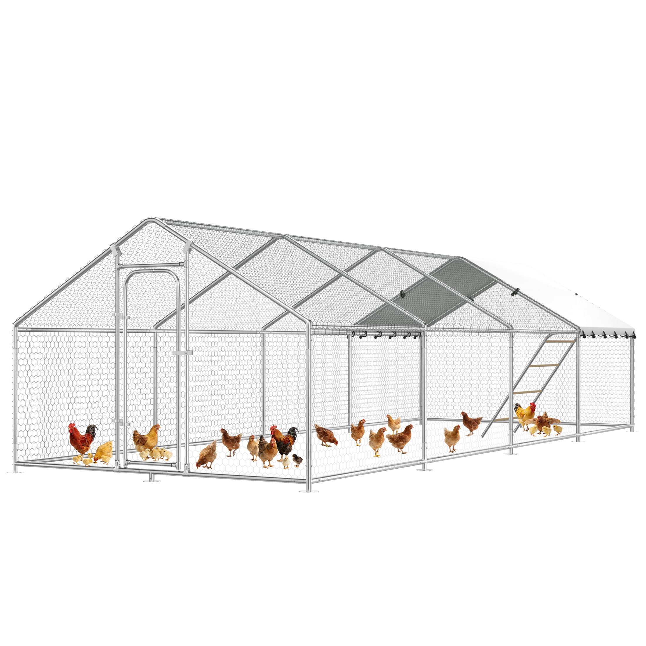 Xbrigh Large Metal Chicken Coop