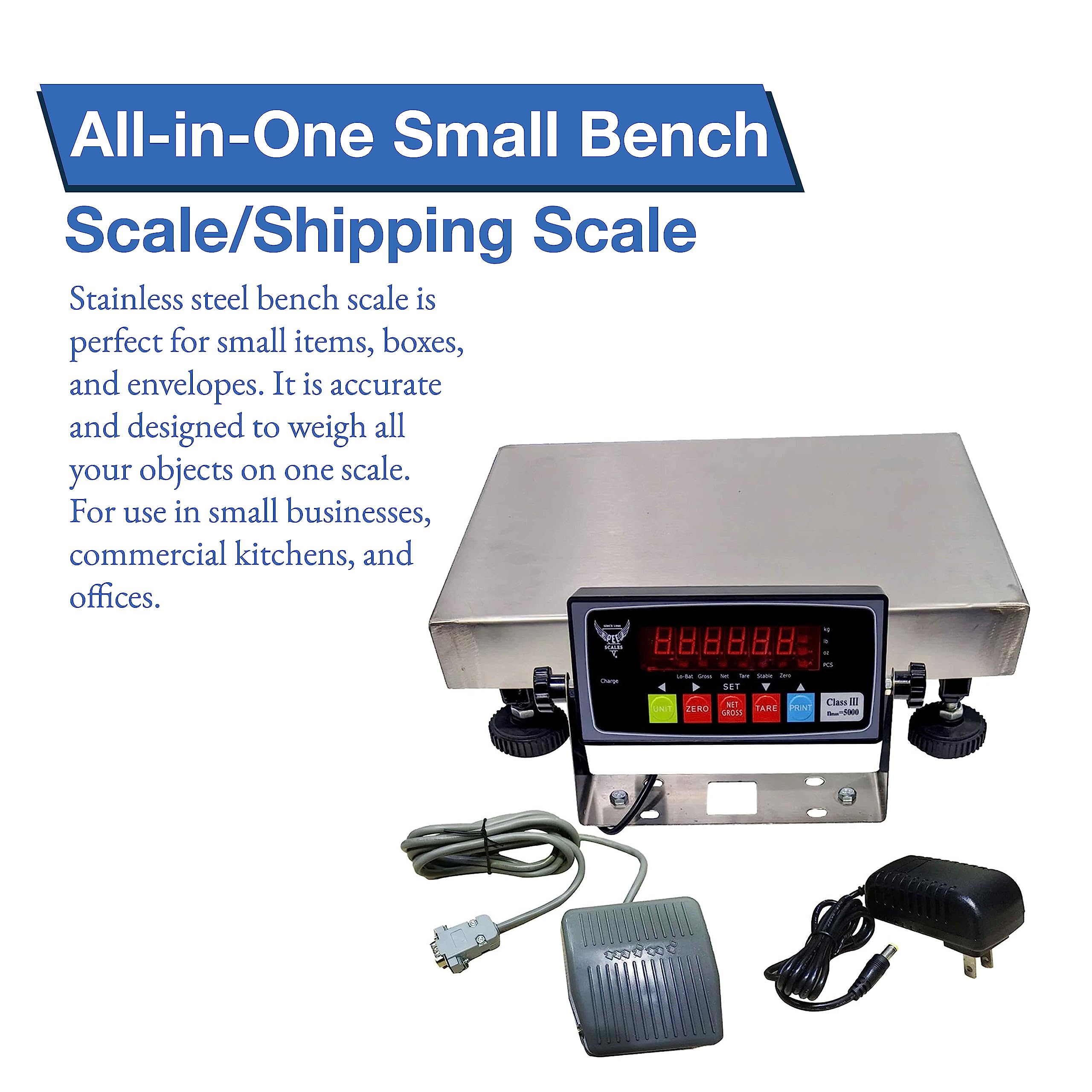 Mettler Toledo Bench Scale BC-60U BC Series Shipping UPS Bench Scale with Ball Top,NTEP Legal for Trade,RS232, 150 lb x 0.05 lb,New Replacement from Mettler for PS60