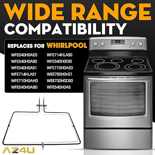Miniatura 2 de AZ4U El elemento de horno de la estufa reemplaza para Whirlpool WFE540H0AE0 WFE540H0AS0 WFE540H0AS1 WFE714HLAS1 WFE710H0AH0 WFE540H0AB0 WFE714HLAS0