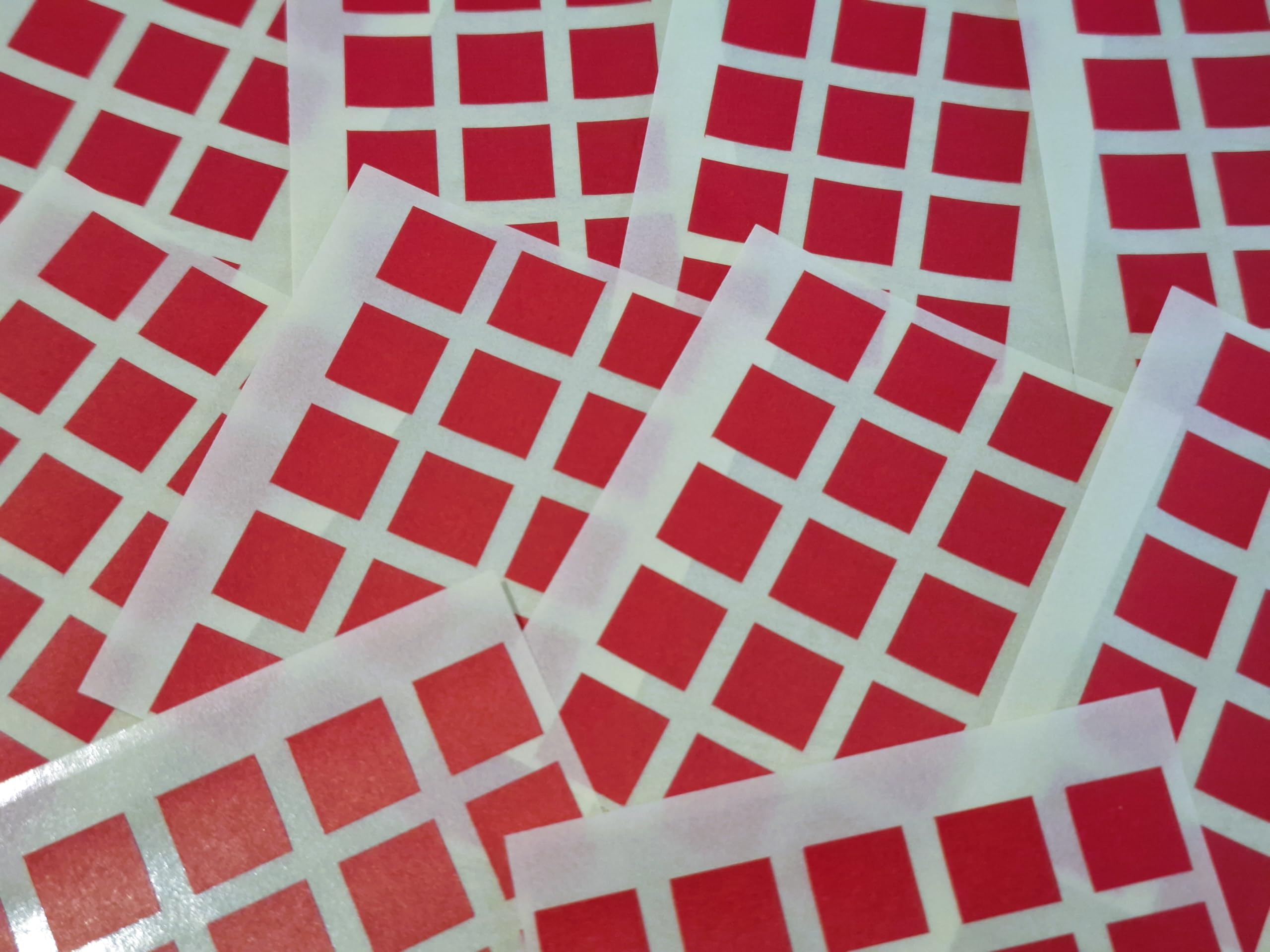 150 étiquettes, 10 TRIANGLE, Rouge, Stickers Autocollants, Inilabel