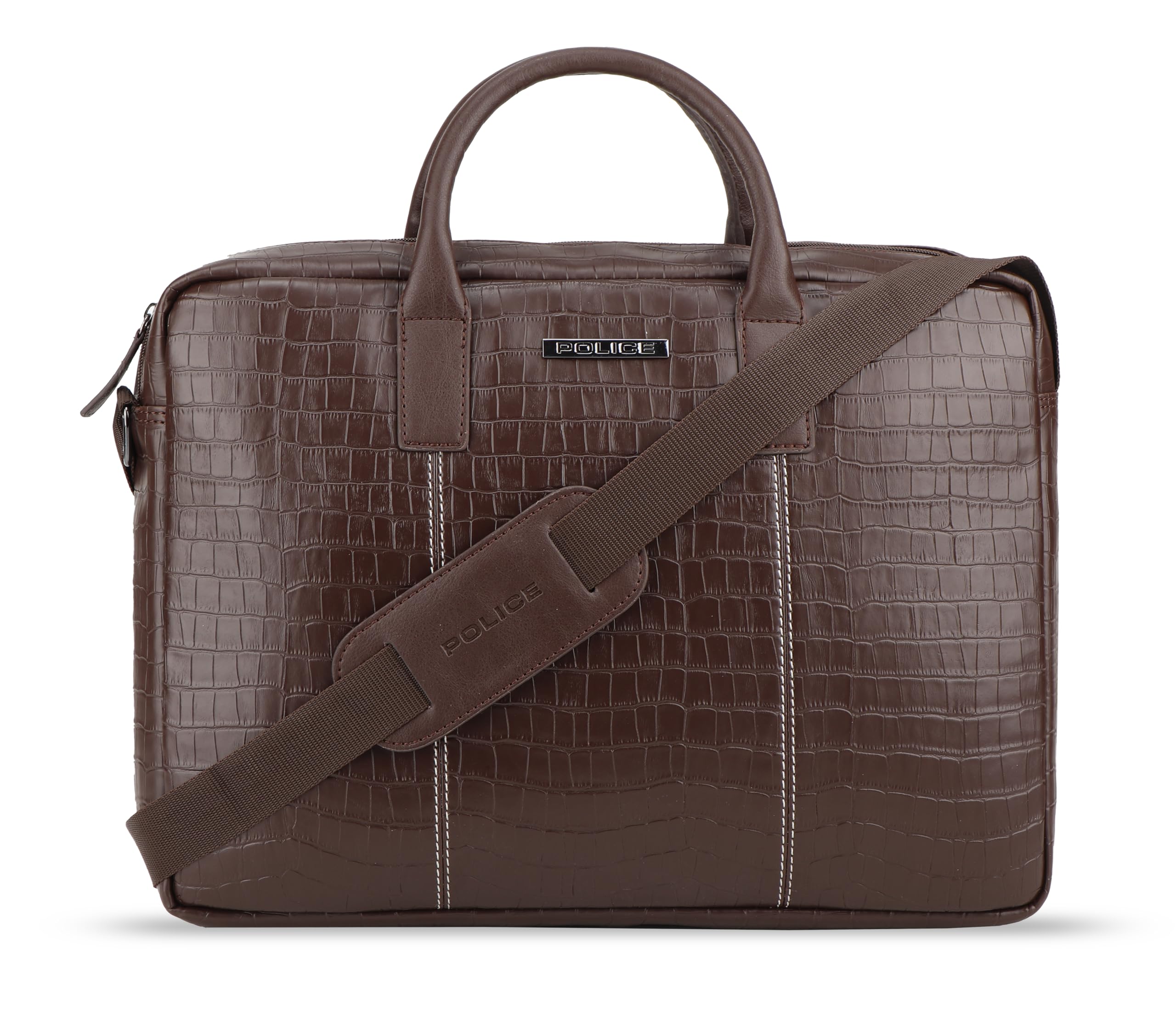 See full amazon price history chart for POLICE Croco Classy PT 15" Brown Laptop Briefcase for Office and Casual Use POLICE Croco Classy PT 15" Brown Laptop Briefcase for Office and Casual Use (B0CHVP4PJK) Amazon Price History, Amazon Price Tracker