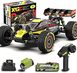 RLAARLO 1/12 Brushless RC Cars for Adults, Max 50 MPH Fast RC Buggy, All Terrain High Speed Remote Control Car Hobby Off-Road RC Truck 4x4 Monster Trucks