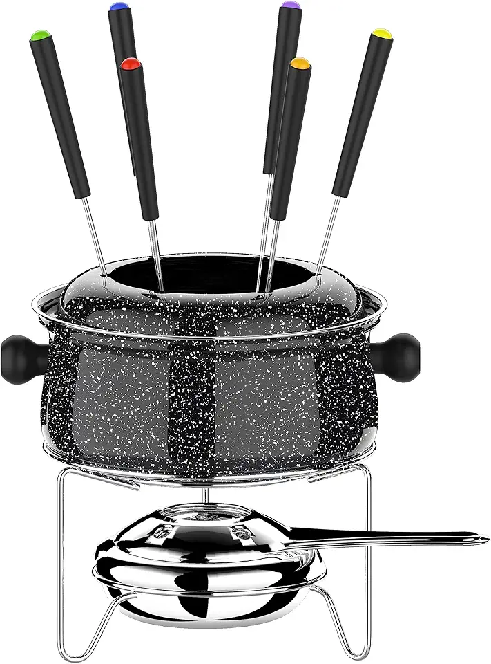 Euro Home - Conjunto Fondue Médio Color Stone 10 Peças - HH7814