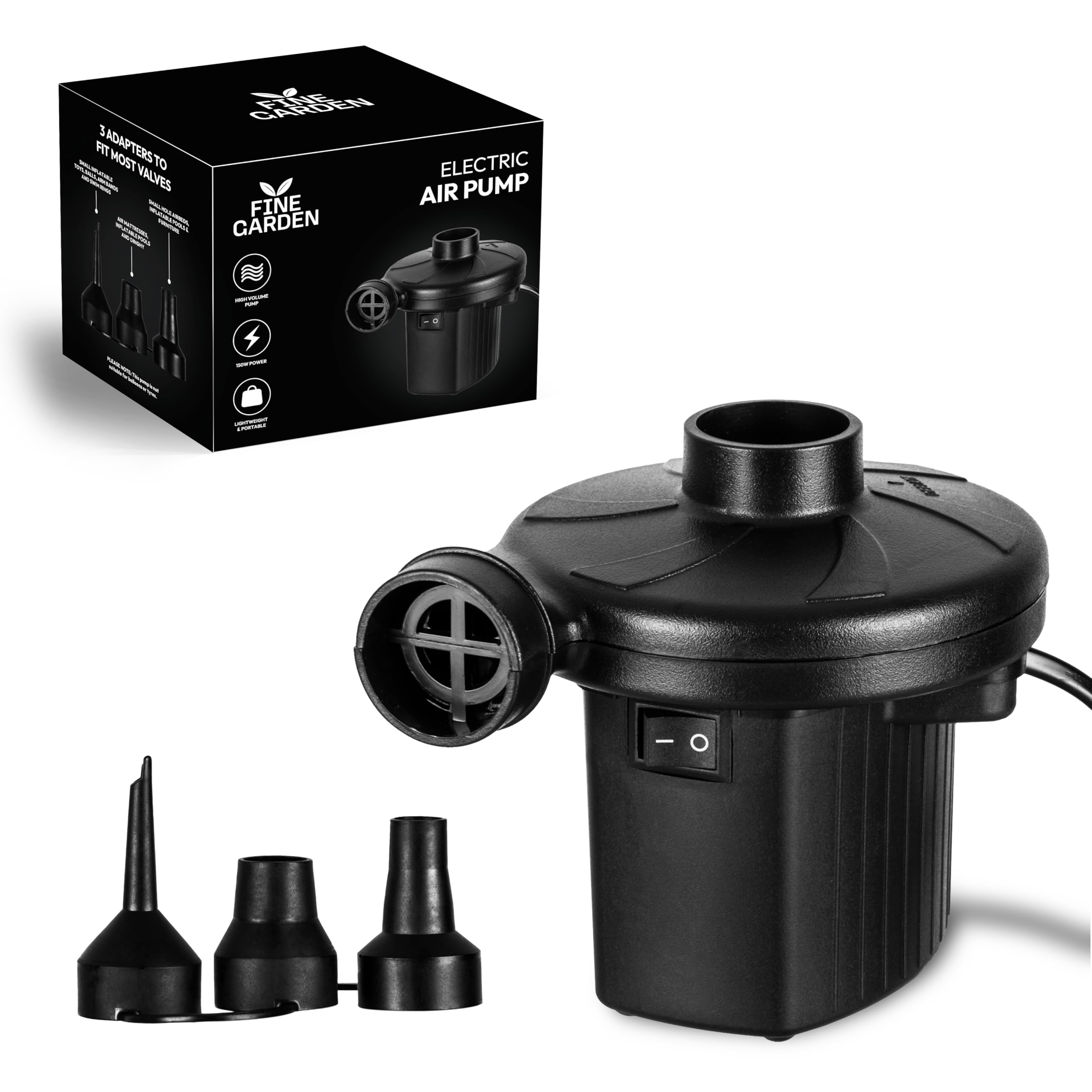 Fine Garden Electric Pump For Inflatables AC 240V/150W/50Hz Electric Air Pump