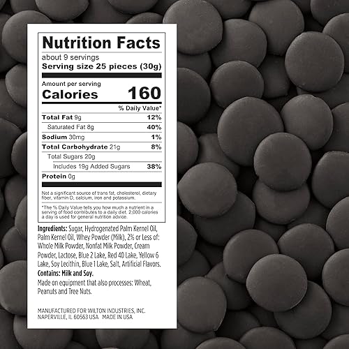 Miniatura 8 de Wilton Black Candy Melts - Caramelos derretidos para cake pops, rociar y sumergir, caramelo se derrite a granel, 12 onzas, paquete de 6