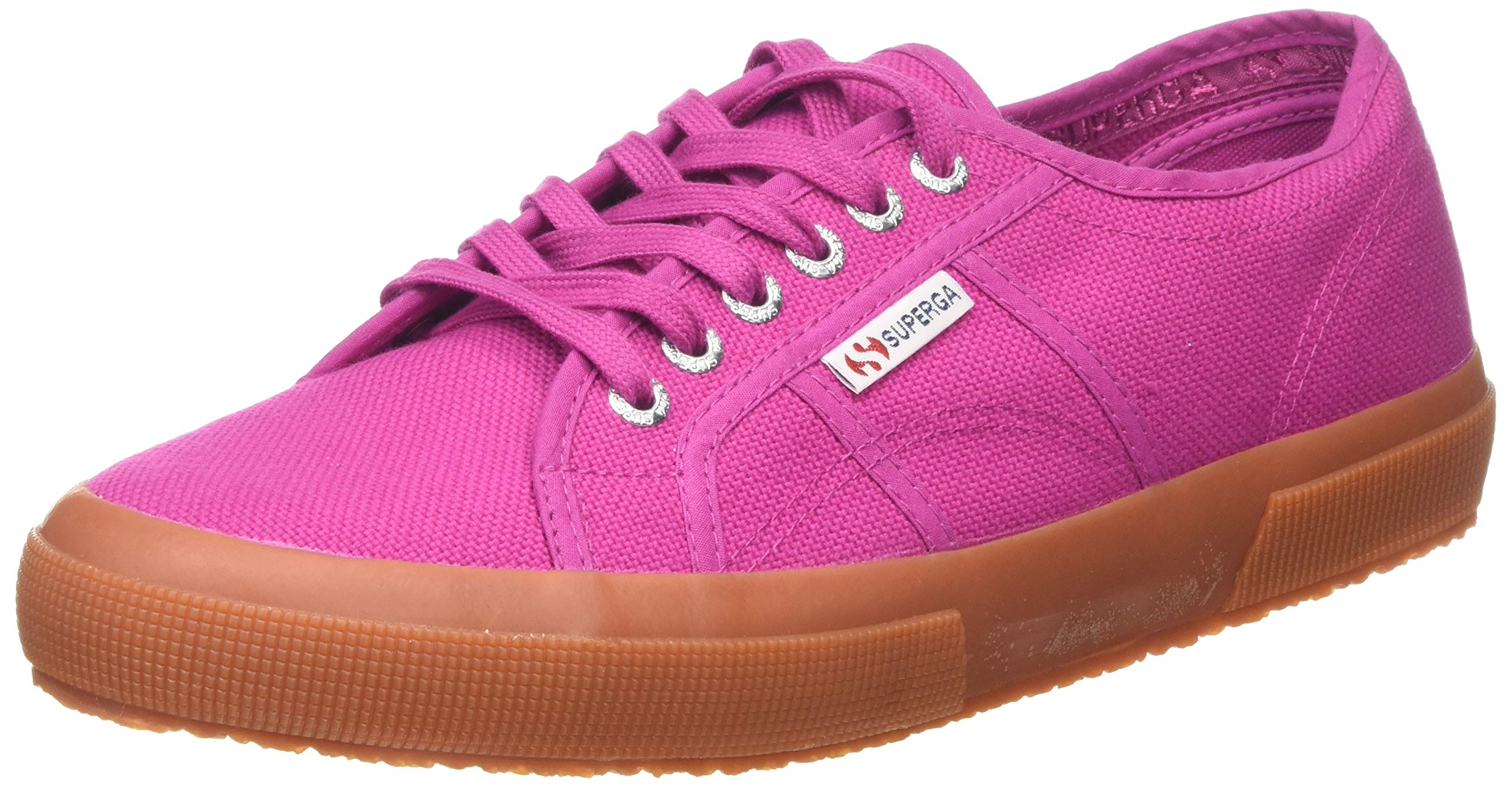 Superga Unisex 2750-COTU Classic Oxford Flat, Fuchsia, UK 3.5