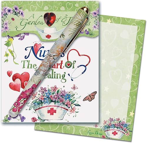 Vista 16 de Lissom Design Sticky Notes - Bloc de notas autoadhesivo de diseñador para el hogar u oficina, 75 hojas, enfermera, corazón de curación