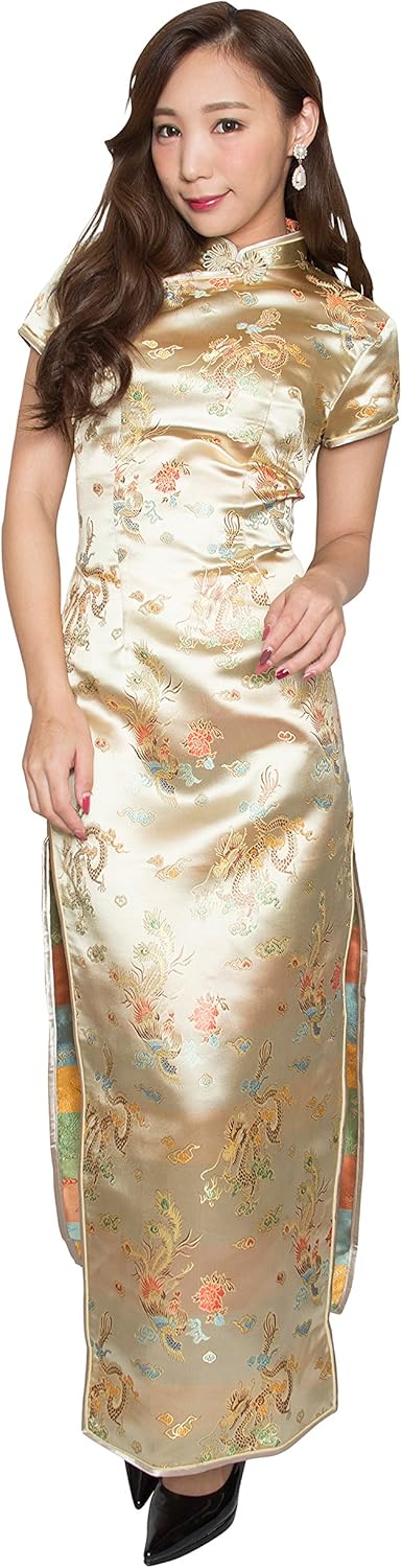 クリアストーン(Clearstone) ロイヤルチャイナ コスプレ ハロウィン チャイナドレス ロング 龍凰/黒 レディース S クリアストーン(Clearstone) ロイヤルチャイナ コスプレ ハロウィン チャイナドレス ロング 龍凰/黒 ...