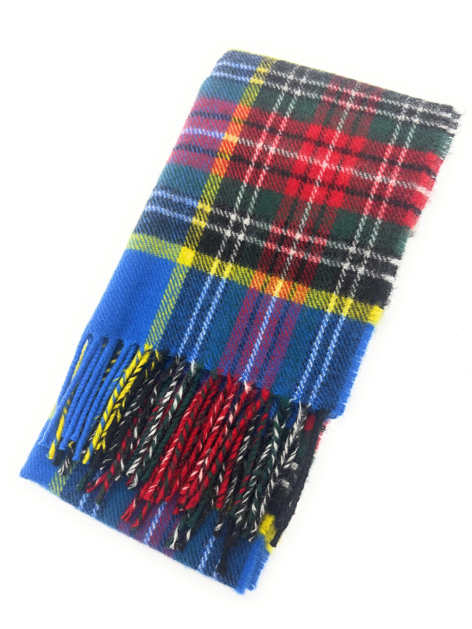 Scottish Essence Unisex Macbeth Scottish Lambswool Tartan Scarf, Made In Scotland (Macbeth)