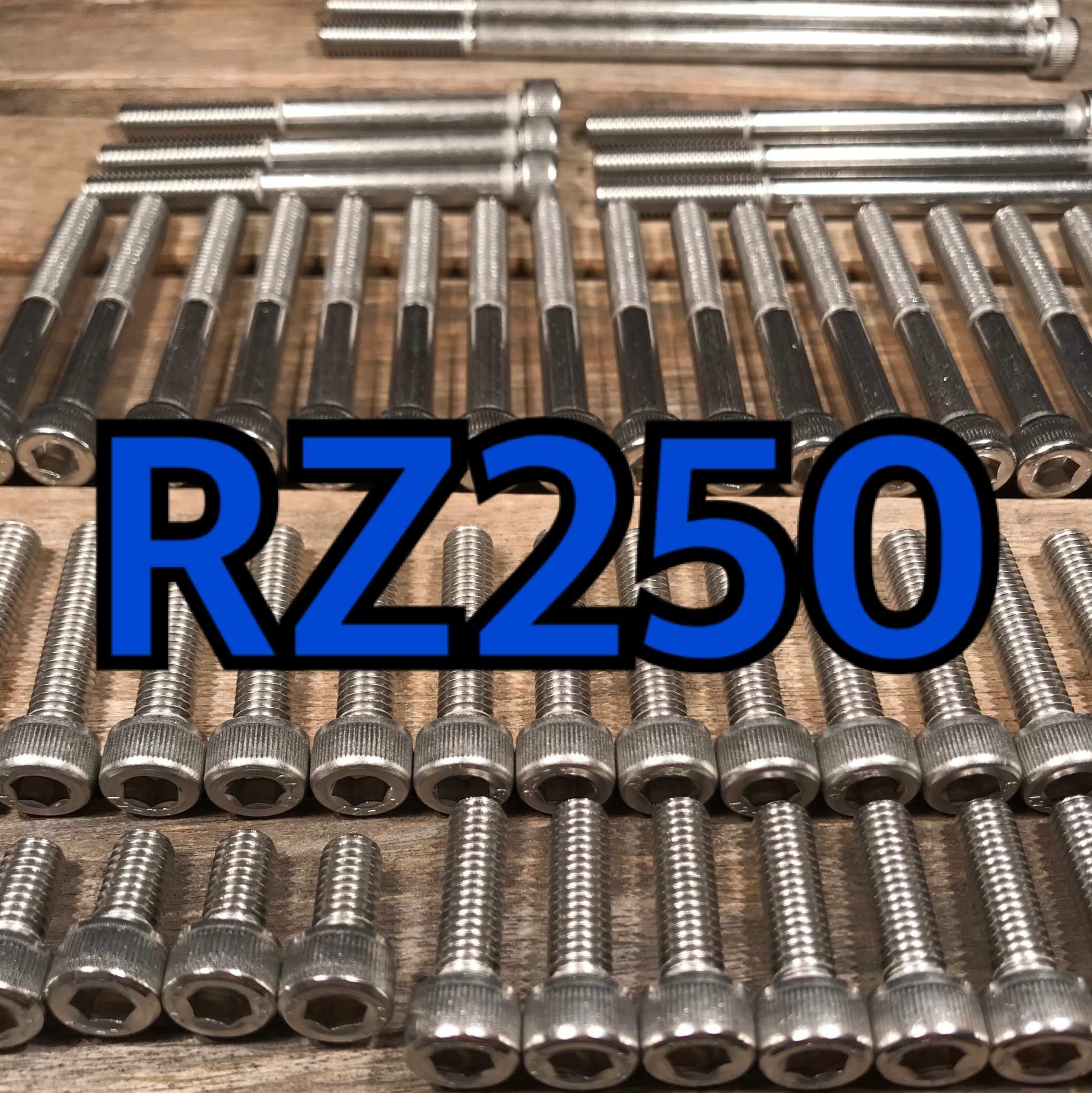 Amazon.co.jp: ステンレス製 RZ250 4L3 左右エンジンカバーボルト 合計 