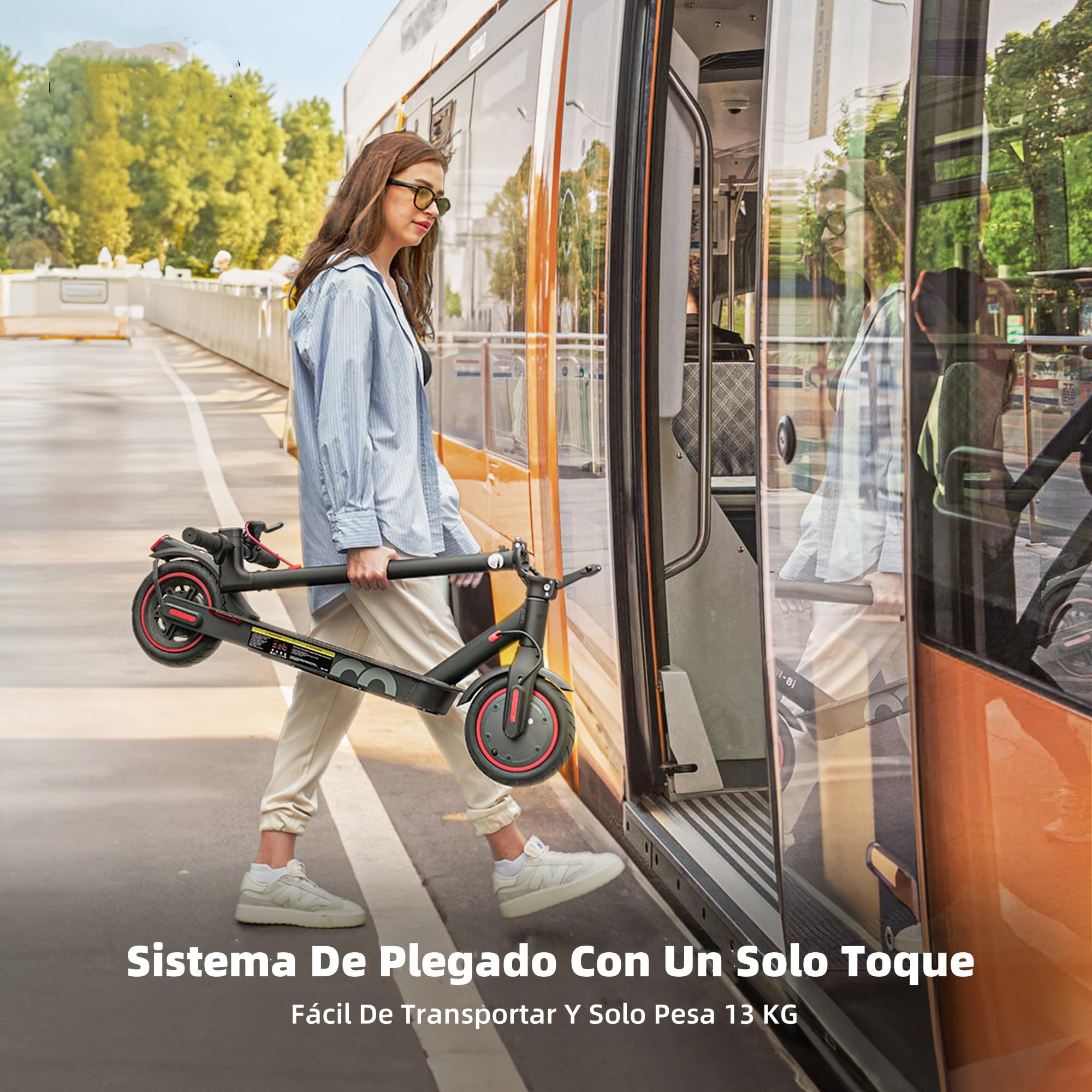 iScooter i8 Monopattino Elettrico per Adolescenti e Adulti, Motore 35 O, Autonomia 20-30 KM, Max 25 KM/H, Batteria 280,8 WH, Doppia frenatura, 3 Modalità Di Velocità, Viaggi Giornalieri