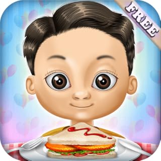 Restaurante prepara alimentos: hambúrgueres, espetos de churrasco, sorvetes e bebidas ! jogo educativo para crianças e jovens - GRATUITO