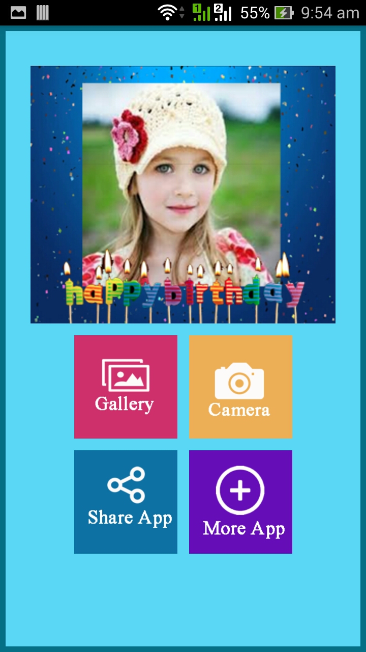 Birthday Photo Frame App on Amazon Appstore