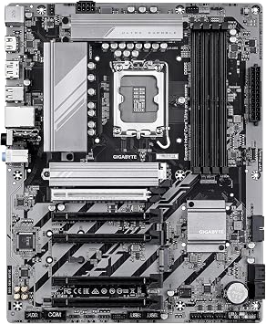 GIGABYTE B860 DS3H WIFI6E Intel Core Ultra (Series 2) LGA 1851 Motherboard, ATX, DDR5, 3X M.2, PCIe 5.0, USB-C, WIFI6E, 2.5GbE LAN, EZ-Latch
