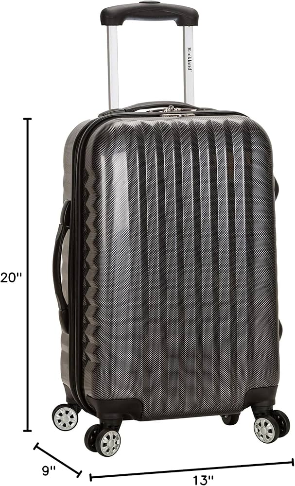 Amazon.com: Rockland Melbourne Hardside Expandable Spinner Wheel