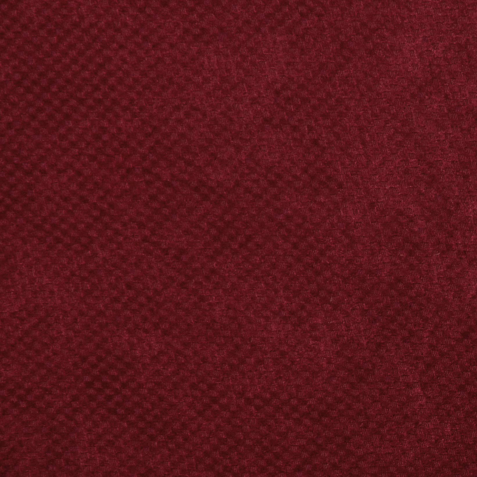 SureFit Home Décor Stretch Pique Box Cushion Wing Recliner Chair Two Piece Slipcover, Form Fit, Polyester/Spandex, Machine Washable, Garnet Color