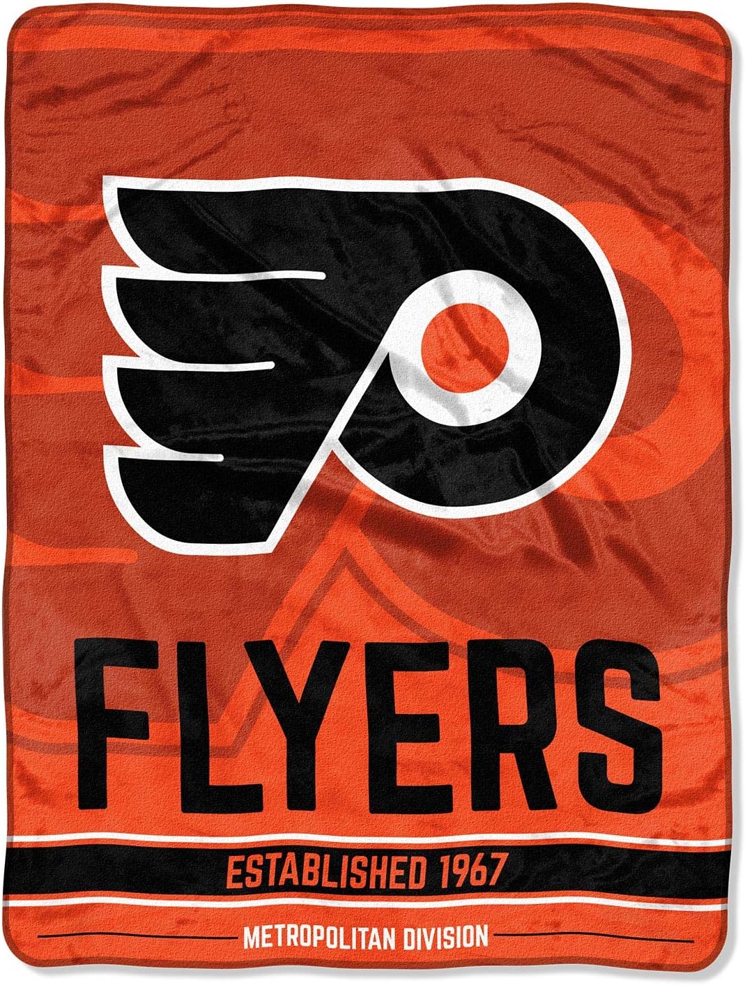 Officially Licensed NHL "Break Away" Micro Raschel Throw Blanket, Multi Color