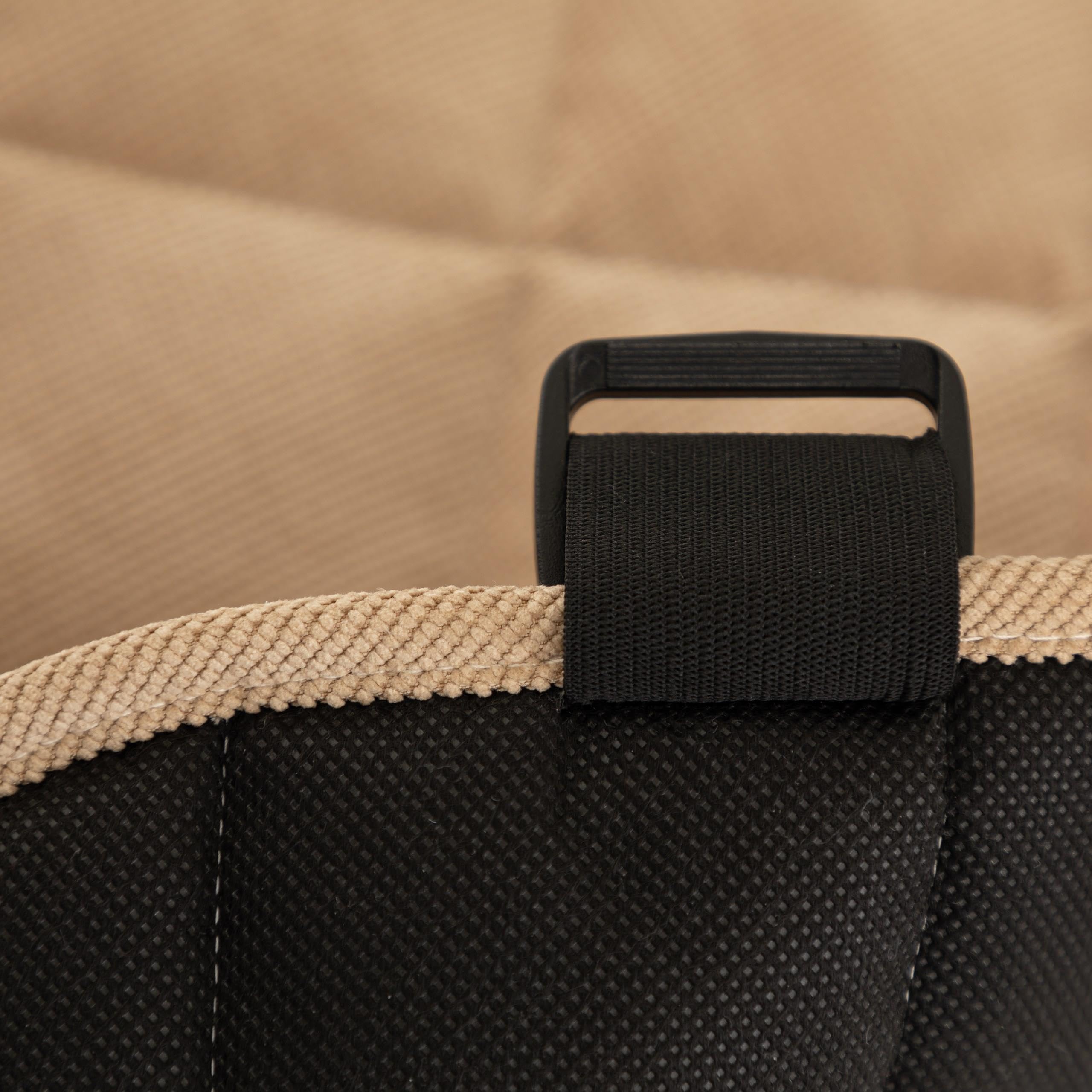 PillowPrim Koc dla psa na tylną kanapę – odporny na zarysowania koc ochronny dla psa na tylne siedzenie – ochrona wnętrza samochodu, vana, SUV – idealny dla dzieci i zwierząt domowych – 130 x 45 cm
