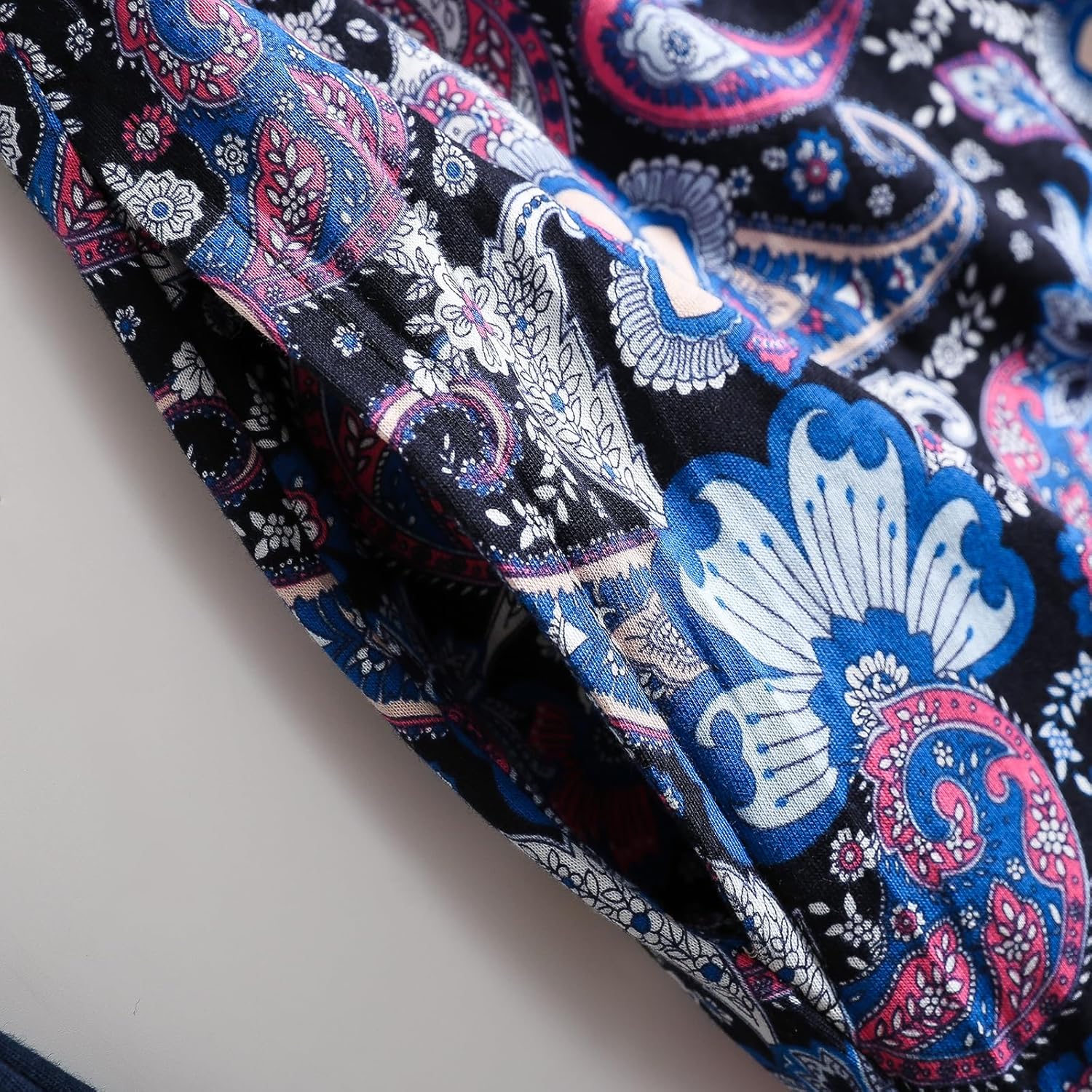 PNAEONG Womens Pajama Sets Cotton Lounge Sets for Women Short Sleeve Top With Pants 2 Piece pj sets With Pocket - Image 8