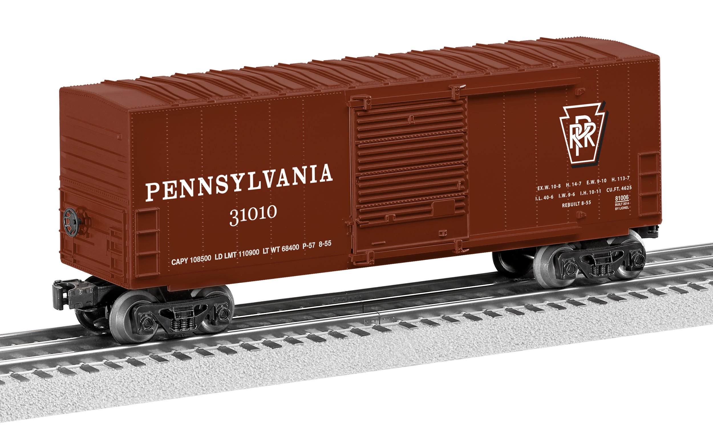 Lionel Trains Pennsylvania Hi-Cube Boxcar