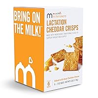 Vista 7 de Munchkin® Milkmakers® - Golosinas crujientes de queso cheddar para la lactancia, con avena y linaza, 6