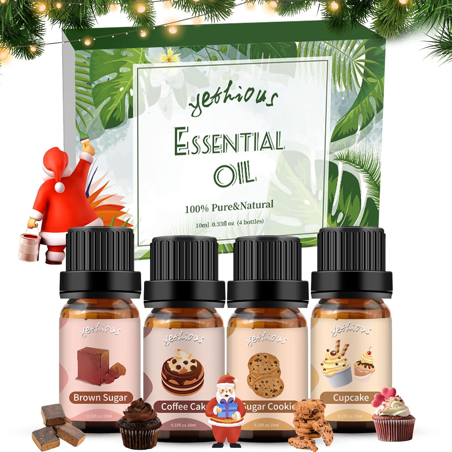 yethious Coffee Cake Fragrance Oil Sugar Cookies Scented Oils for