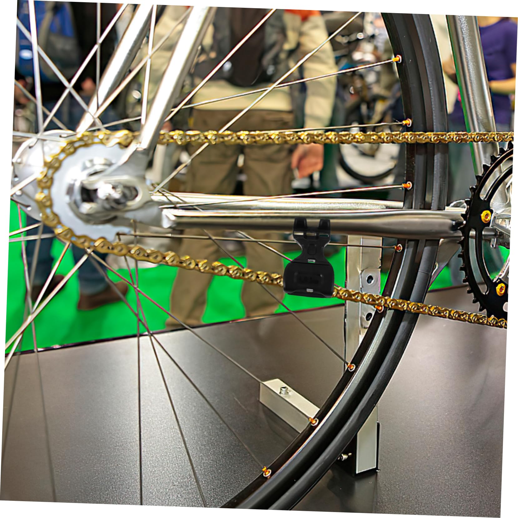 Hemobllo 5 Pezzi tendicatena montagna guida catena protettore della all'aperto guardiano della della bicicletta protezione della della bicicletta plastica Nero